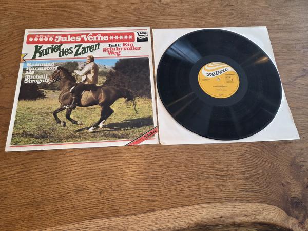 Kurier des Zaren Teil 1 Ein gefahrvoller Weg 1975 Zebra 2871101 Deutsche Pressung VG+/VG+